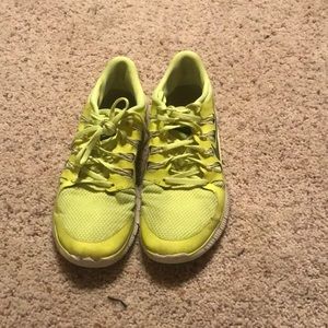 Neon yellow nikes